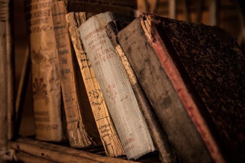 Books on a Table